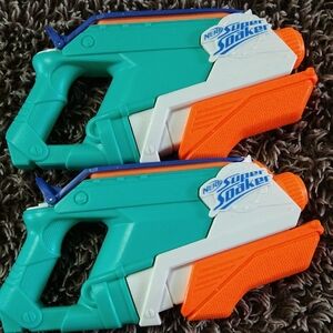 Nerf Super Soaker Water Blaster - Teal and Orange